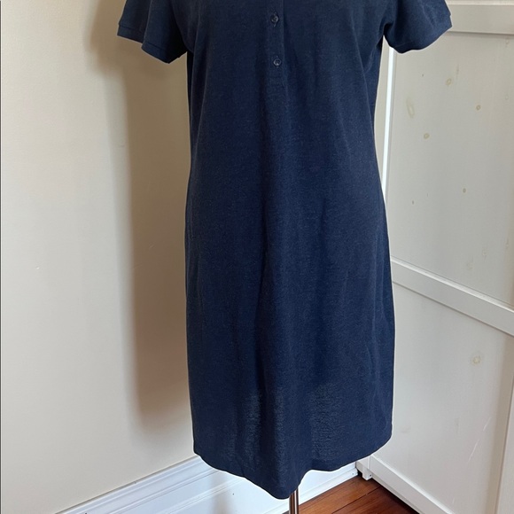 Lacoste Navy Blue Polo Pique Mini Dress Short Sleeve EU Size 40 (US Large) - Picture 3 of 8